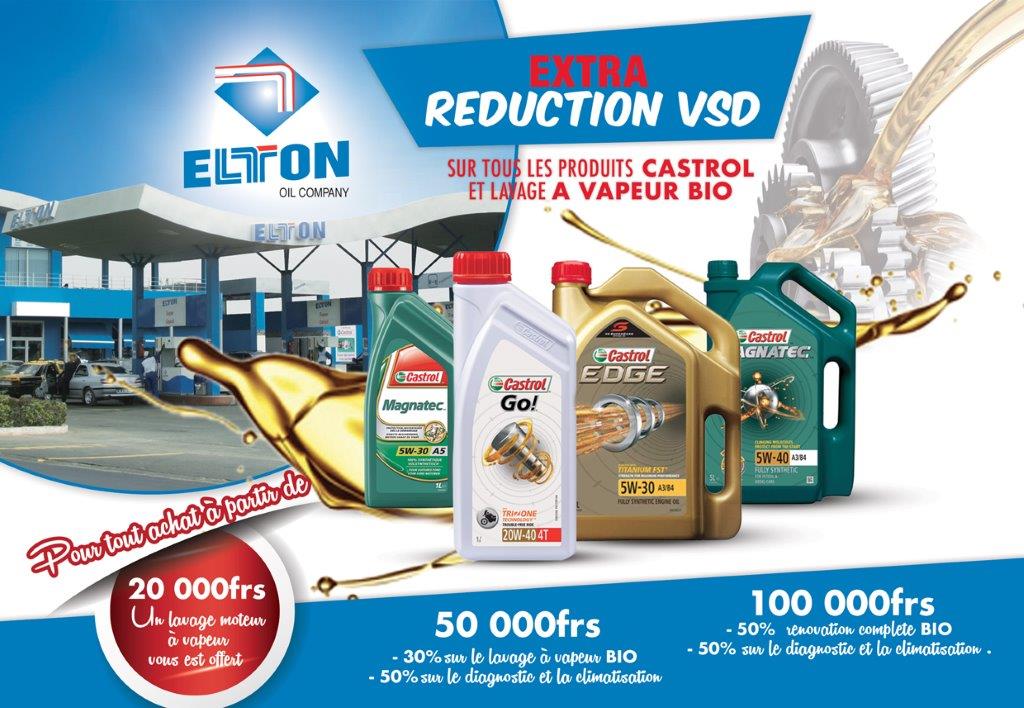 Promo huile CASTROL et lavage à vapeur Quick Wash Bio